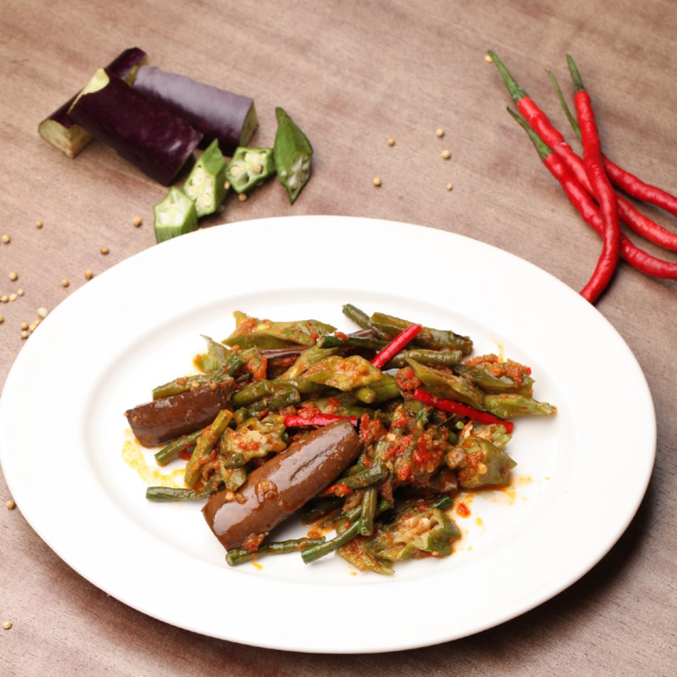 Tumis Okra Terong