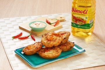  Bakwan Udang Saus Mayo