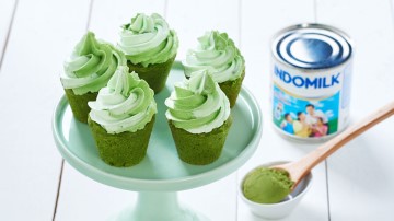  Cupcake Greentea Indomilk