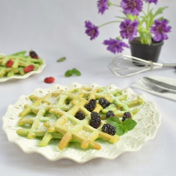 Green Tea Waffle