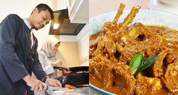 Gulai Kambing Ala Dedi Kusnandar (Pesepakbola Persib) dan Istri